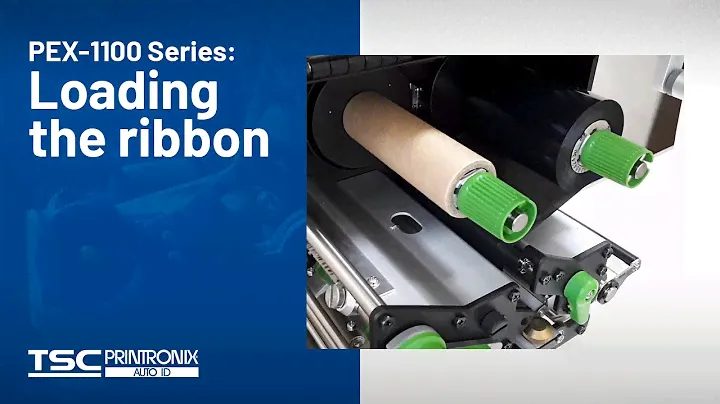 TSC PEX-1100 Series Print Engine: Loading the Ribbon
