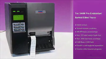 Tsc 344M Pro Endüstriyel Barkod / Etiket Yazıcı