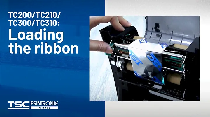 TSC TC200/TC210/TC300/TC310: Loading the ribbon