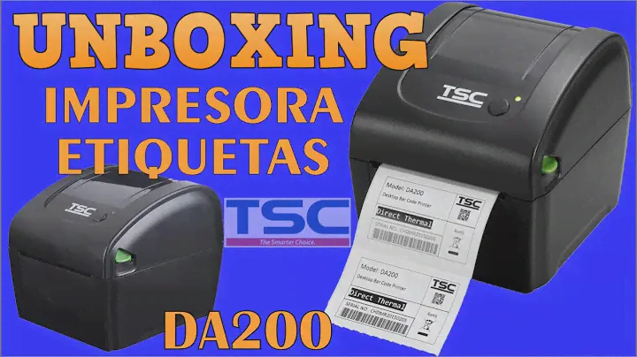 Impresora de Etiquetas Termica Directa TSC DA210 Unboxing
