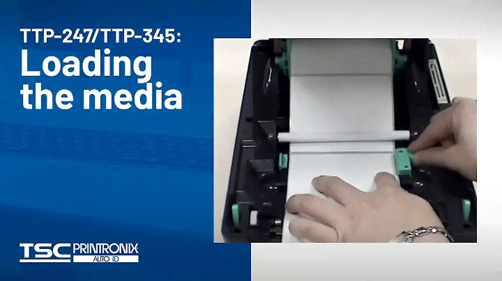TSC TTP-247/TTP-345: Loading the media
