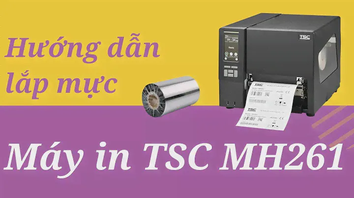 Hướng dẫn lắp mực máy in công nghiệp TSC MH261, TSC MH361