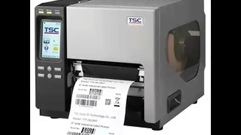 Как установить носитель в принтер этикеток TSC TTP-2610MT/368MT