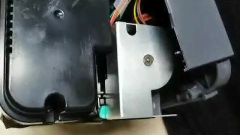 How to install and down printer motor for Barcode Printer TSC 244pro