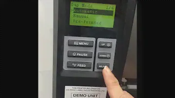 TSC TTP-2410MU Printer - How To Do Gap Auto Calibration