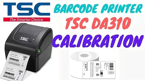TSC DA 310 CALIBRATION PRINTER #tsc