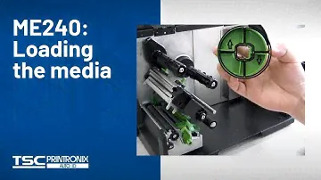 TSC ME240: Loading the media
