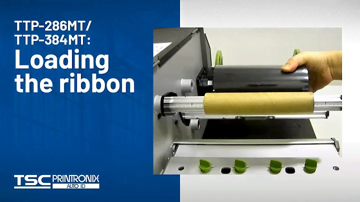 TSC TTP-286MT/384MT: Loading the ribbon
