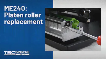 TSC ME240: Platen roller replacement