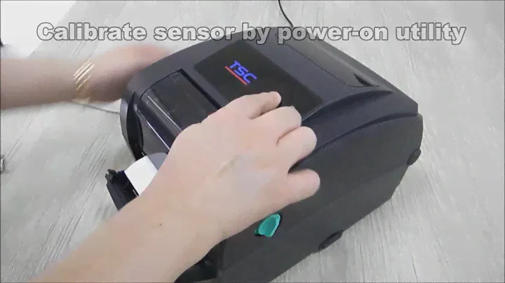 TSC TC200 Loading Media in Peel Off mode NZL AUS